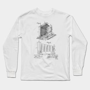 Camera Vintage Patent Drawing Long Sleeve T-Shirt